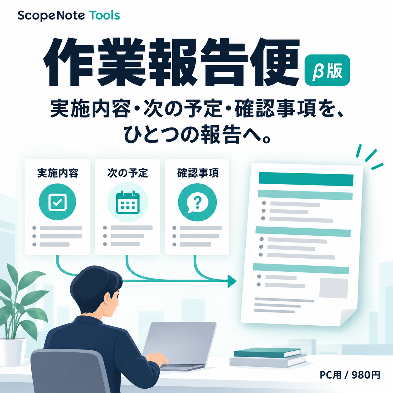 作業報告便